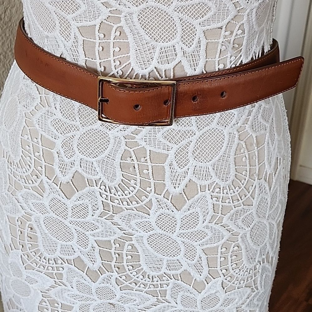 W. Kleinberg Leather Belt Size Medium